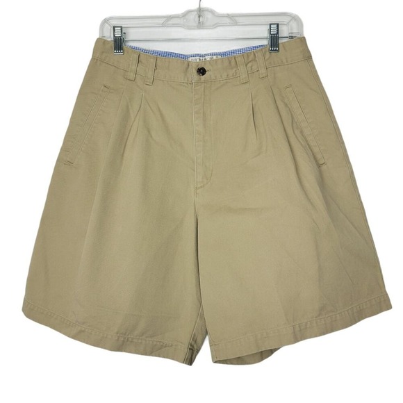 Bugle Boy Pants - Bugle Boy Collection For Her Khaki Pleated Wide Leg Shorts Women's 12